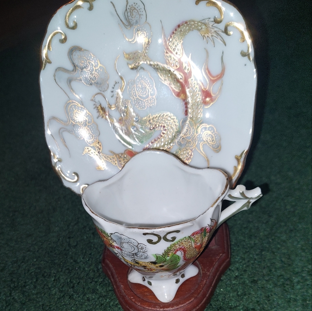Japanese teacup abs and saucer